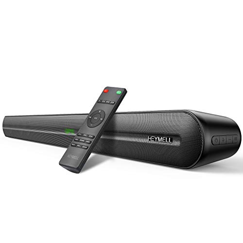 Heymell 130W 125dB Soundbar TV,6 Altoparlanti da 2,25 Pollici,2 Amplificatori-IC Sound bar Per TV,Bassi Potenti,Suono…