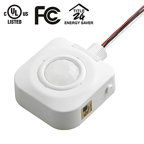 ECOELER Ceiling Occupancy Motion Sensor Switch, High Bay Fixture Mount 360° Ceiling Automatic