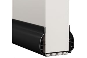 Door Bottom Sealing Strip for Draft Proofing, Windproof PVC Weather Stripping with Dust and Noise Insulation, Flexible Gap Se