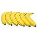 Juvale Set of 6 Individual Fake Fruit Bananas - Artificial Fruit Plastic Bananas for Still Life Paintings, Storefront Decoration, Kitchen Decor, Yellow, 8 x 3.7 x 1.5 Inches
