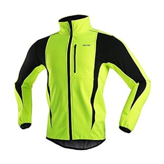 Arsuxeo Winter Warm-up Softshell Cycling, Sport Jacket with Soft Fleece
