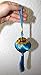 Lucore Colorful Chinese Lucky Lantern Ornaments - 6 pcs Multi-Color Silk Brocade Hanging Charms