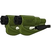 RESQME The Original Compact Emergency Keychain Car Escape Tool, Seatbelt Cutter and Window Breaker, Made in USA, Pack of 2