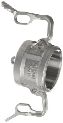 Dixon 200DC-LSS Stainless Steel 316 Cam and Groove Hose Fitting, Lockable Dust Cap, 2"