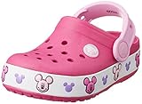 Crocs Kids' Light-up Mickey Mouse Clog, Candy Pink, 9 M US Toddler