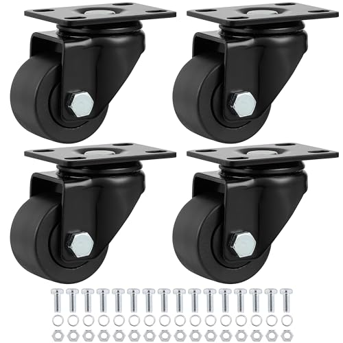 Finnhomy 2 Inch Caster Wheels Set of 4 Heavy Duty