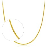 CHOW TAI FOOK 24K Gold Chopin Necklace