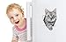 Winston & Bear 3D Cat Stickers - 2 Pack - Grey Tabby Cat Stickers for Wall, Fridge, Toilet and More - Retail Packaged Grey Tabby Cat Stickers