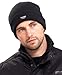 Mens Thinsulate Thermal Winter Hat Black