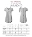 URBANCLEO Womens V-Neck eLong Tunic Top Mini T-shirt Dress (PLUS Size Available)
