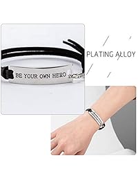 Pulseras con mensaje inspirador., M