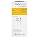 StarTech.com 0.3m 11-Inch Short Apple 30-Pin Dock Connector to USB Cable with Stepped Connector for iPad, iPhone and iPod (USB2ADC30CM)