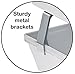 Acrimet Facility 3 Tier Letter Tray, Side Load, Letter Size/A4, Desktop File Organizer, Plastic (White Color)