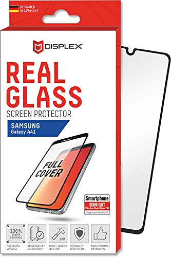 Displex Screen protector made of real glass 3D for Samsung Galaxy A41.