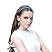 Adecco Glitter Headbands for Girls - Sparkly Colorful Plastic Headbands (10 Pcs)