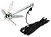 Attwood 11959-1 Universal 3 lb Marine Grapnel Folding Anchor with 20-Foot MFP Rope and Mesh Storage Bag