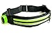 Swift-n-Snug Running Belt - Runners LED Waist Pack/Pouch for Exercise - Comfortable Higher Quality Fit - Adjustable Fanny Pack with Full Storage for iPhone 6s/6/6 Plus, Samsung Galaxy, Smartphones