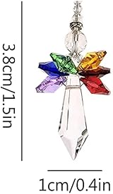 Yeyert Modern Rainbow Crystal Sun Catcher Pendant for Car & Home Decor view 2
