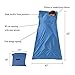 Lightweight Warm Roomy Cotton Sleeping Bag Liner Sleep Sack Camping Travel Outdoor Picnic Travel Sheet Sleep Sack Comfortable, for Travel, Youth Hostels, Picnic, Planes, Trains 82