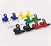 Magnetic Bulldog Binder Clips,Strong,Colored,Whiteboard & Fridge Paper Holder,Decorative,Cool,Assorted,Metal Cabinet & Erase Board,Blocknote Magnet Organizer for Office,School,Home - Bullseye Office