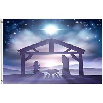 Amazon Com Wamika Traditional Christmas Winter Landscape Scene