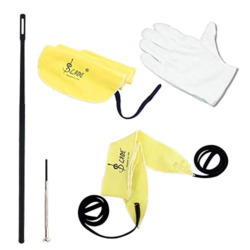 LeSharp Orchestral Instrument,Catkoo 5Pcs/Set Flute Saxophone Cleaning Repair Tools Woodwind Instruments Accessories
