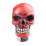 AutoBoy ABy Skull Head Gear Stick Shift Shifter Knob Lever Cover Universal Fit Most Manual transmission vehicles(Red)
