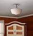 Regency Hill Floating Rustic Farmhouse Ceiling Light Semi Flush-Mount Fixture 12