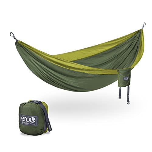 ENO, Eagles Nest Outfitters DoubleNest Lightweight Camping Hammock, 1 to 2 Person,