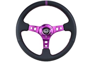 USPL NRG Innovations Reinforced Leather Steering Wheel RST-006PP