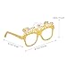 Amosfun Happy New Year Eyeglasses Fancy Decorative Eyeglasses Celebration Party Favor for 2020 New Year's Eve Party