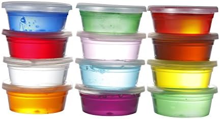 KAYLAN Slime Crystal Mud Children Educational Intelligent Plasticine Magic Crystal Clay Toy Pack of 12