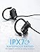 Mpow D7 [Upgraded] Bluetooth Headphones, IPX7 Waterproof Real HD Sound Wireless Sports Earbuds w/Mic, 10~12H Battery Noise Cancelling Earphones for Running, Jogging, Cycling, Exercising, Workoutthumb 1