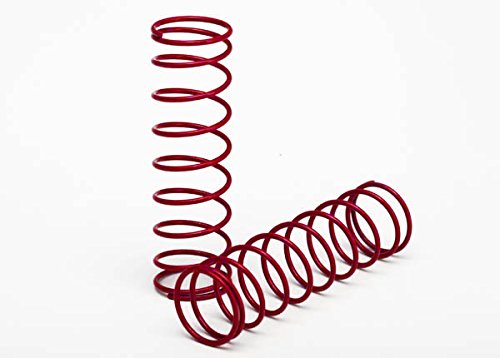 Traxxas TRA3758R Springs, front (red) (2)