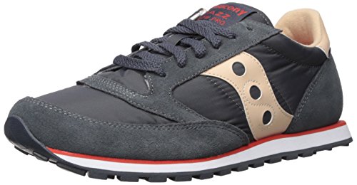 Saucony Originals Men's Jazz Lowpro Sneaker, Charcoal Tan, 13 Medium US