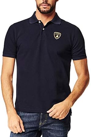 Amazon Co Jp ランボルギーニ Lamborghini ランボbull ポロシャツ ネイビー メンズ Men S Ss Reduced Bull Stretch Piquet Polo スーパーカー L ネイビー 車 バイク