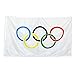 BRUBAKER Nylon Olympics Flag 3 Feet x 5 Feet