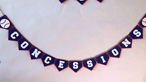 Baseball Concessions Banner - baseball party - party supplies