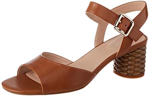 Geox Women's D Ortensia Mid Sandalo C Leather Fashion Sandals