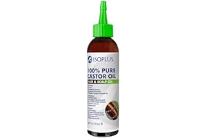 Isoplus 100% Pure Castor Oil Hair & Scalp Oil 4oz (Pack of 2)