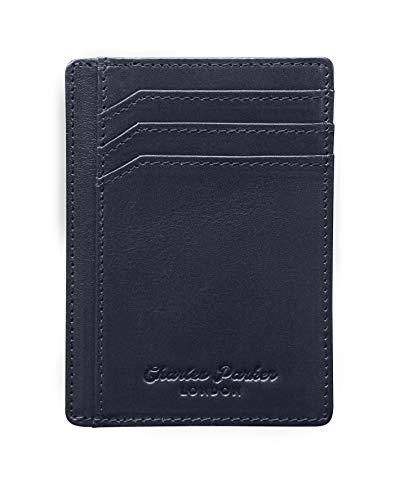 Genuine Leather Credit Card Holder Card Wallet & Gift Box - RFID Blocking, Slimline Design (7 Card Holder, Farringdon)