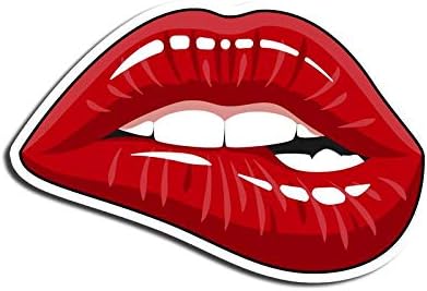 Red Lips Sticker Kiss Stickers 