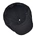 BOTVELA Men's 8 Piece Newsboy Flat Cap 100% Cotton Gatsby Ivy Golf Cabbie Hat (Black, XL)