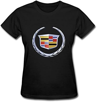 Lymjy Women's Motors Cadillac Logo T-Shirt Black XL
