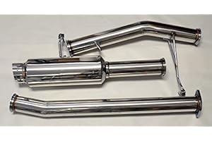 TUNERBITS 4" Tip Full Catback 3" Exhaust System for Toyota Supra 1986-1992