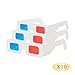 EasiLife 10 pairs 3D Glasses – Red and CYAN Anaglyph, White Multipackthumb 3