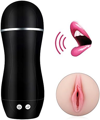 Allovers 3D Realistic Poc-ket Pu-ssy Male Va-gina Mastur-bator Stroker for Men Man Toy Cup Virtual Skin Material… (Black-9)