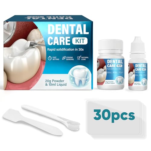 Tooth Filling Repair Kit, Temporary Tooth Filling, Home Use Tooth Repair Kit for Restoring Missing Dentures and Fractured Teeth, Regain Confidence Smile, 1 Count (Pack of 1)