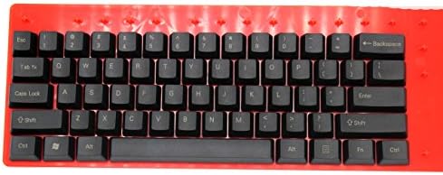Top-Printed Thick PBT OEM Profile 61 ANSI Keycaps for MX Switches Mechanical Keyboard (Black) (Only Keycap)