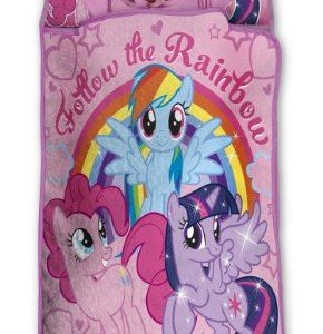 My Little Pony Toddler Nap Mat Pink with Rainbow